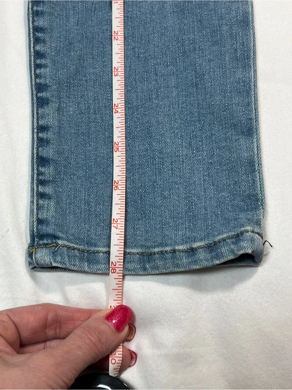 Polo‎ Ralph Lauren Girls The Eldridge Skinny Jeans Size 16 Light Wash
